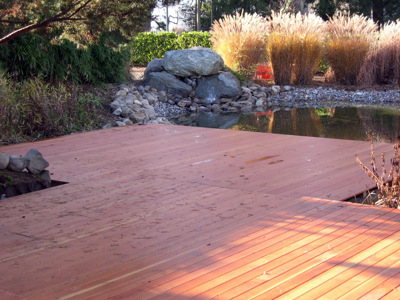 Pose de terrasses en bois