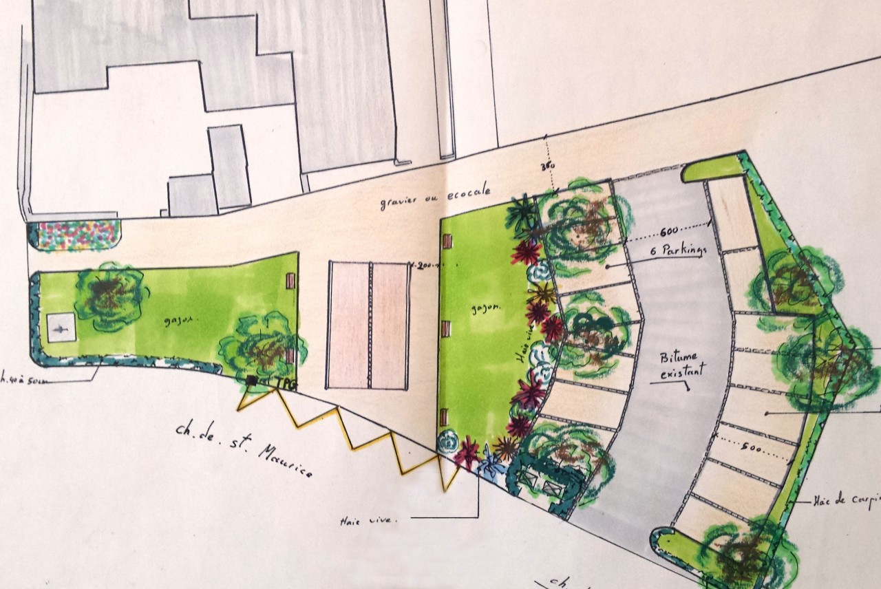 Projet de création d’un parking vert en terrain communal